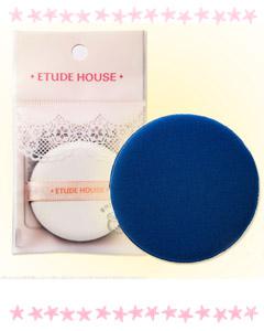 ETUDE HOUSE_超好推服服貼貼底妝粉撲 -進階藍色版
