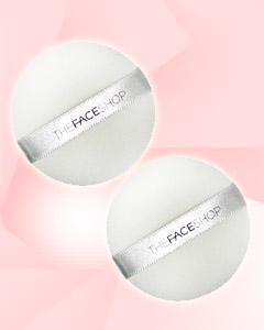 The face shop/菲詩小舖_新一代綿絨粉撲2入