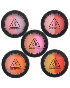 Stylenanda_3CE_DUO COLOR FACE BLUSH 雙色粉嫩立體腮紅