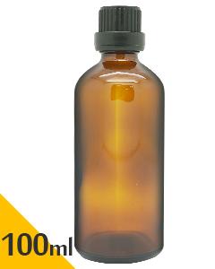 茶色玻璃空瓶(附滴塞)100ml